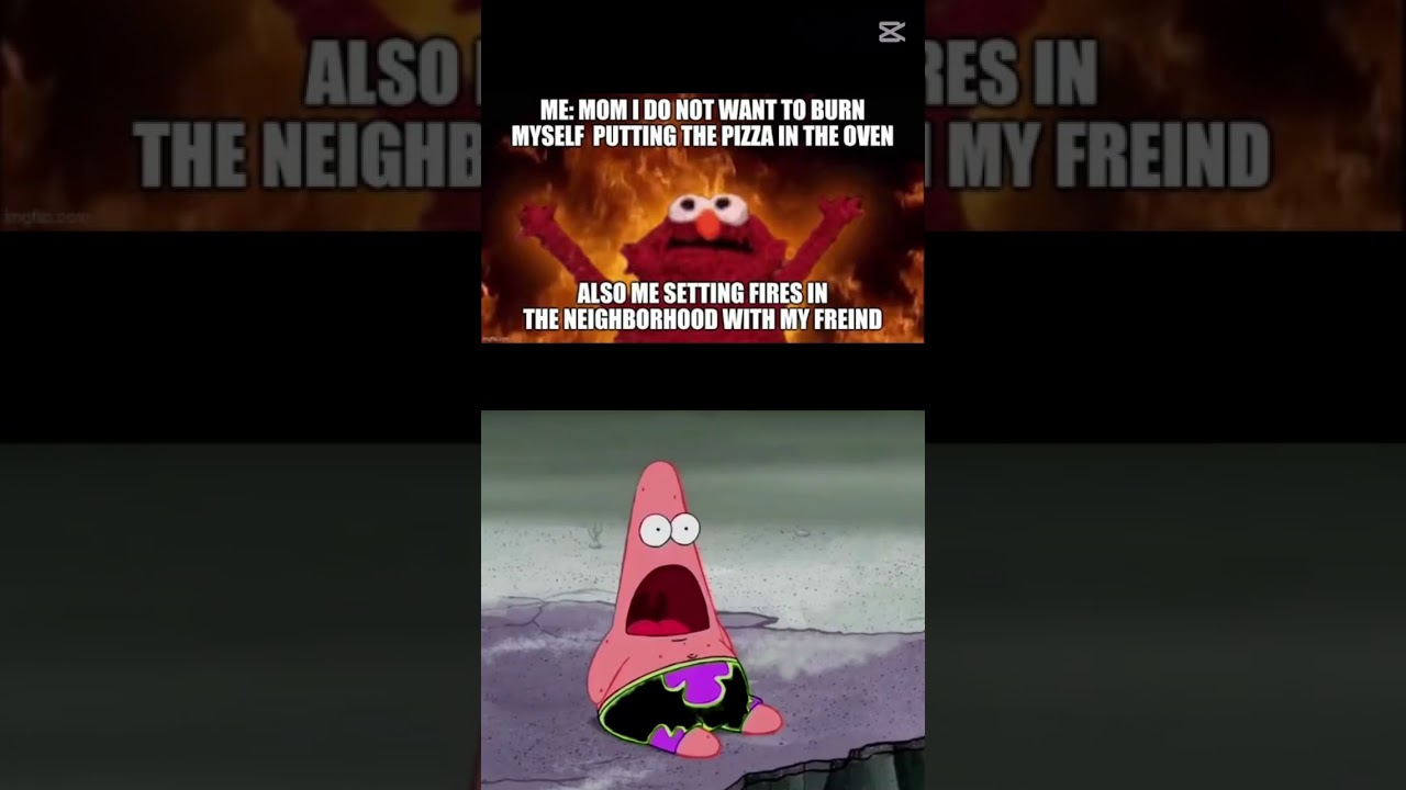 Mind blowing Elmo in fire meme