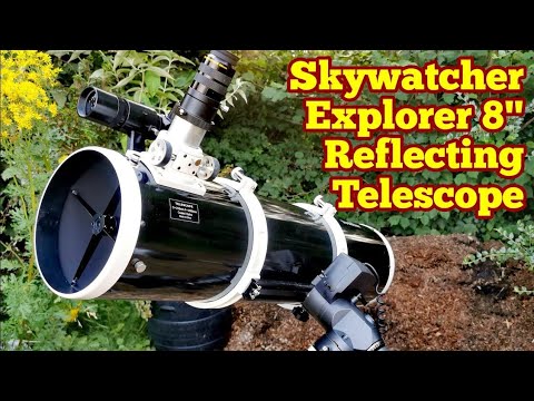 Amazing Skywatcher Explorer 200P Eight Inch Reflecting Telescope On Meade LXD55 Mount