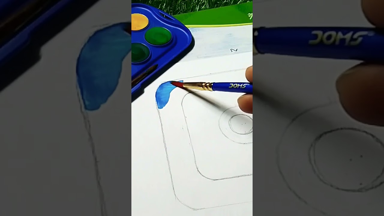 Instagram Logo।। Doms Water Colour Cakes 😱😱 #4ksoon #1millionviews #art #1million #artwork #painting