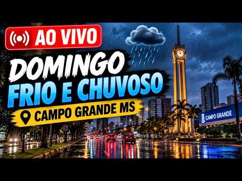 🌧️ AO VIVO – DOMINGO CHUVOSO PELAS RUAS DE CAMPO GRANDE MS – UBER DRIVER 🚗