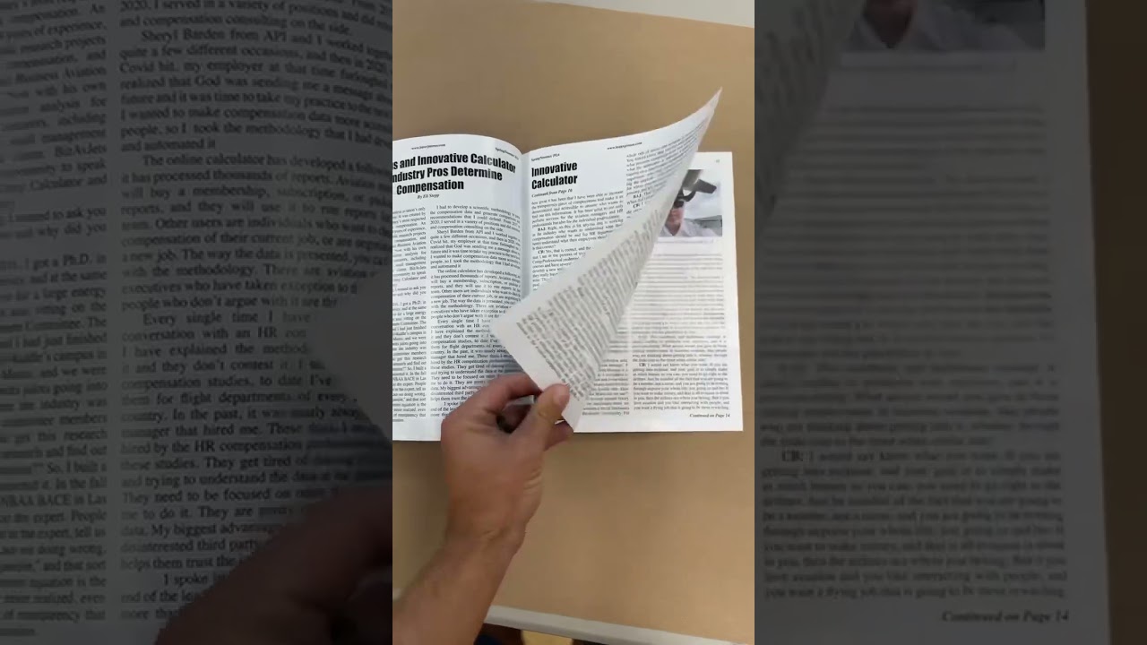 Today we printed a small run of this magazine showcasing full size booklets on gloss paper.