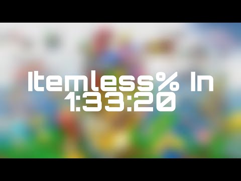 Super Mario 3D World (Switch) Itemless% [Aka. Worst Category] Speedrun In 1:33:20 (Former WR)