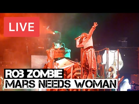 Rob Zombie - Mars Needs Woman Live in [HD] @ 02 Arena - London 2012