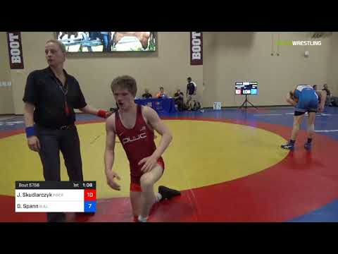2018 Marine Corps US Open/UWW Junior Freestyle 61 7th Place - Jack Skudlarczyk (PWCRTC) Vs. Derek