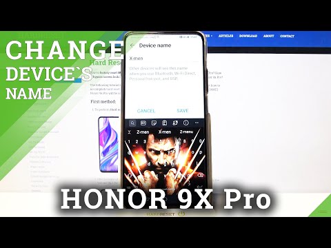 Change Device Name - HUAWEI Honor 9x Pro & Renaming Process