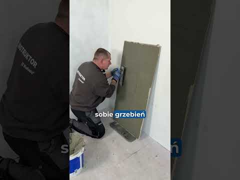 Jak przykleić płytkę dużego formatu⁉️