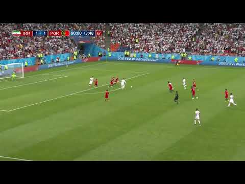 Usage of target man in build-up - Iran