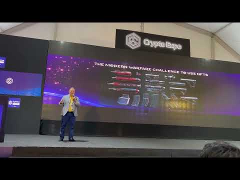 Steve Good CEO of Dreams Quest Presenting at Crypto Expo Dubai