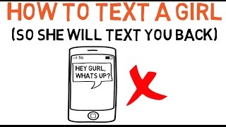 How To Text A Girl (3 Examples You Can Copy)