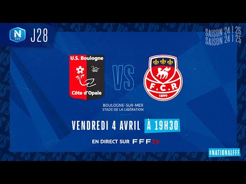 J28 I US Boulogne CO vs FC Rouen 1899 en replay (1-2) I National FFF 2024-2025