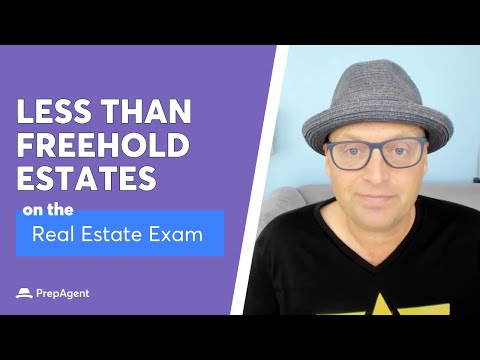 Less than Freehold Estate | Real Estate Exam Concept