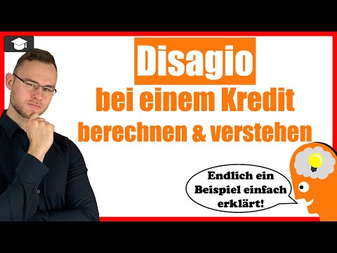 Disagio Erklärung für ein Darlehen/Kredit an einem Beispiel