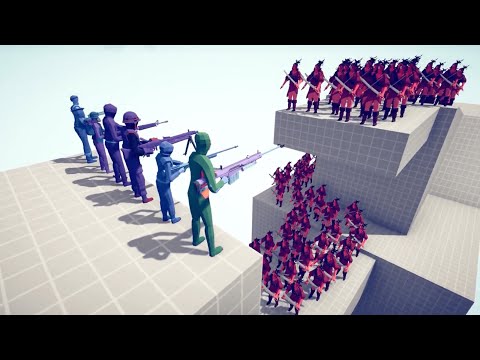 MODERN SPECIAL FORCES ARMY vs 100x UNITS 🔥  Totally Accurate Battle Simulator TABS