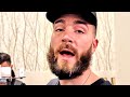 CALEB PLANT REACTS TO GERVONTA DAVIS PUSHING ISAAC CRUZ AT WEIGH IN