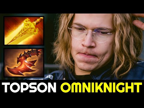 TOPSON Unkillable Omniknight with Fast Radiance & Overwhelming Blink Build 7.32c Dota 2