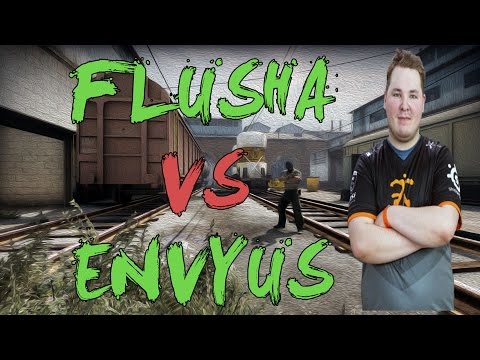 CSGO: POV fnatic flusha vs ENVYUS (26/14) train @ Gfinity 2015 Champion of Champions