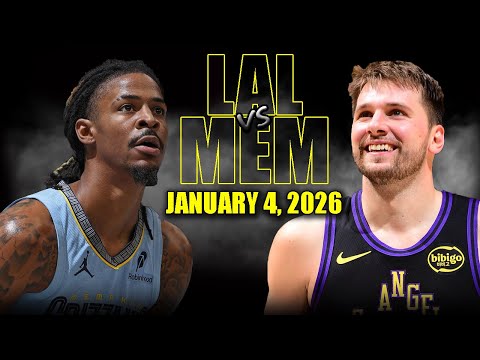 Los Angeles Lakers vs Memphis Grizzlies Full Game Highlights – January 4, 2026 | NBA Season