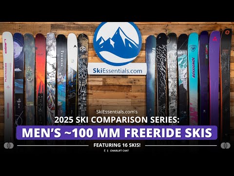 2025 Men's 100 mm Ski Comparison - Part 1: Freeride Skis - with SkiEssentials.com