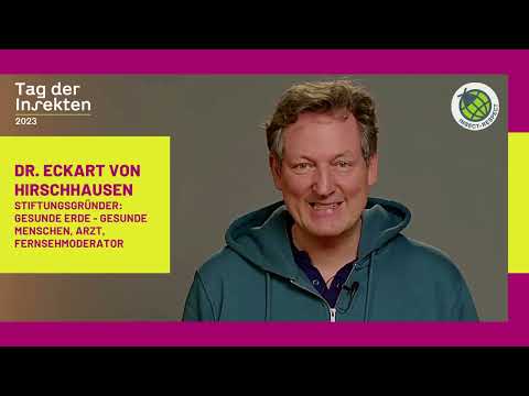 Dr. Eckart von Hirschhausen: Einladung zum Tag der Insekten 2023