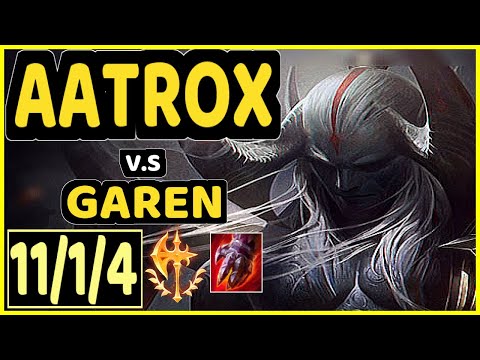 REVENGE (AATROX) vs GAREN - 11/1/4 KDA TOP CHALLENGER GAMEPLAY - NA