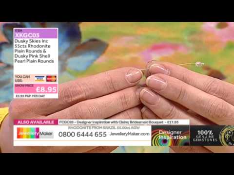 Learn How To Make Genuine Gemstone Jewellery - JewelleryMaker DI LIVE 15/01/15