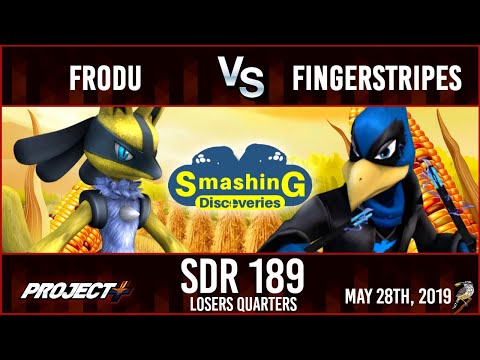 SDR189 P+ Losers Quarters: FroDu (Lucario) vs FingerStripes (Falco)