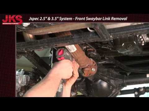 JKS Jspec Suspension Install - JK Front Driveline Removal