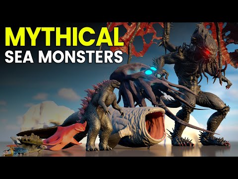 MASSIVE Mythical Sea Monsters Size Comparison | CTHULHU Vs BEHEMOTH