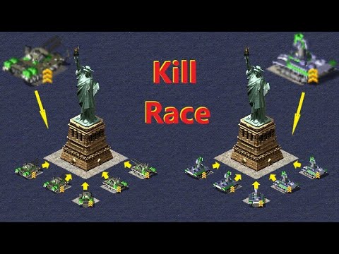 5 Apocalypse vs 5 Prism Tanks - Kill Race: Red Alert 2