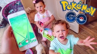 KIDS PLAY POKEMON GO!