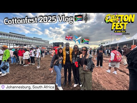 I FLEW TO SOUTH AFRICA FOR COTTON FEST 2025 🇿🇦✈️🔥| Festival Travel Vlog (Johannesburg)