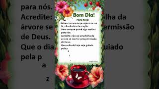 Bom Dia! Para hoje Confiança em Deus #bomdia #mensagem #lindamensagem
