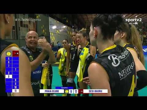 Praia Clube x SESI Bauru Copa Brasil Feminina de Vôlei 2024