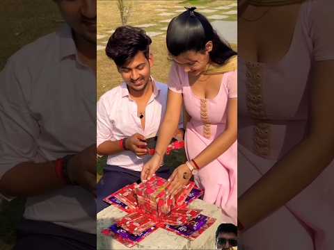 chocolate Gift 🎁# Dabba shocked to see gift 🎁#couple #prashant#love status# dabba
