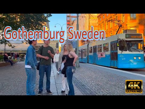4k Göteborg / Gothenburg ,Sweden night life HD , the coolest city in sweden, swedish