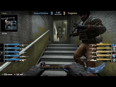 Let's Play - CS:GO, Fragsters vs Space Soldiers, Map 1 - Train (23rd of August 2018), IEM Chicago...