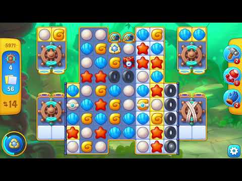 [FISHDOM Walkthrough] Level 5971 Super Hard (Qua màn - Fishdom)