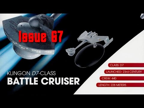 The Official Starships Collection - Issue 67 - Klingon D7 Battlecruiser - overview