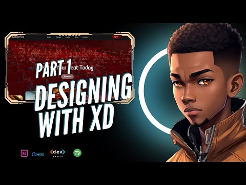 Designing a Landing Page with Adobe XD | Movie Seat Reservation Web App Tutorial (Beginner-Friendly)