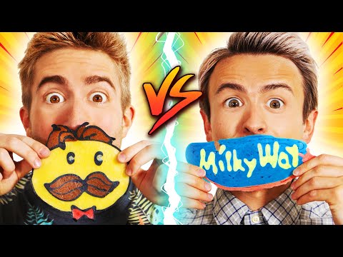 PANCAKE Art Challenge mit Dima!🥞 (Snacks Logos)