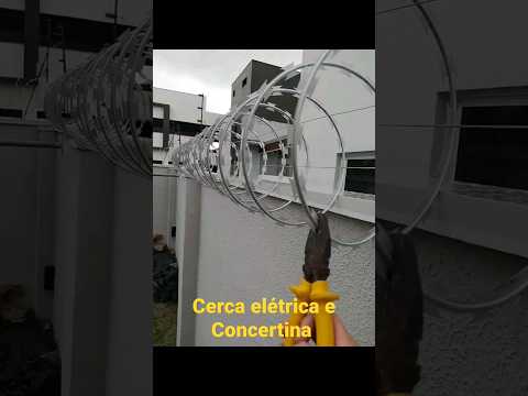 CERCA ELÉTRICA e CONCERTINAS #cercaelétrica #concertinas #concertina #eletrificada #flat #clipadas