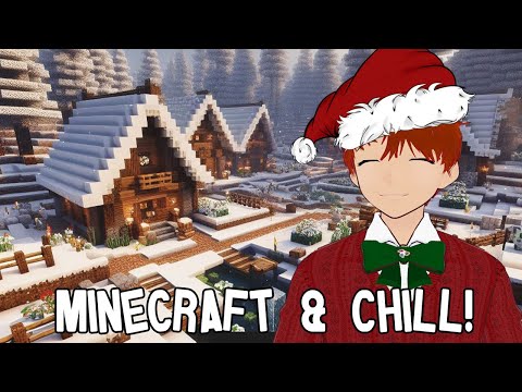 Insane Christmas Eve Minecraft Cabin Build