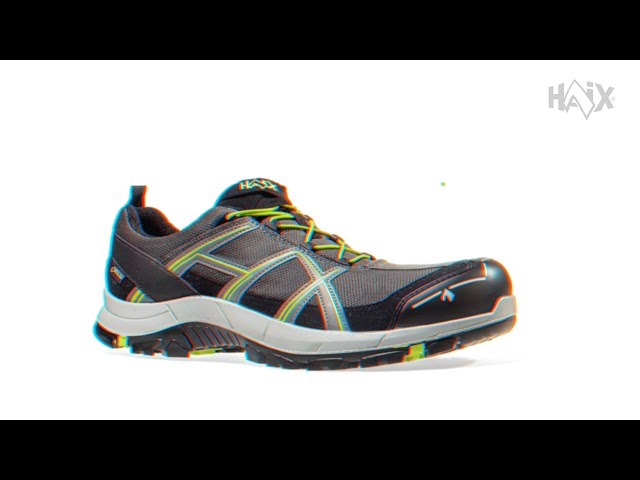 جزمة سلامة بواقي 610042 BLACK EAGLE 40.1 واطية أسود بخطوط خضراء