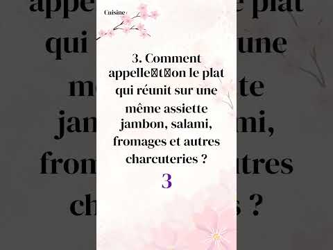Une minute de pur bonheur pour votre cerveau - Quiz de Culture Générale en 1 Minute (320)