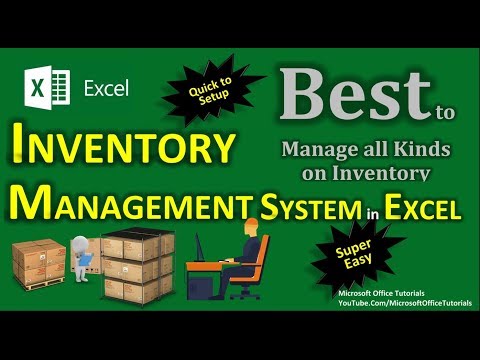 YouTube video about Inventory Management Using Excel