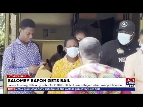 Senior Nursing Officer granted GHS100,000 bail over alleged failed news publication.