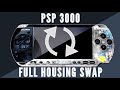 Sony PSP 3000 Housing Shell Replacement Full Disassembly And Rebuild In Depth Tutorial