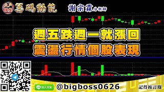 【大戶羅盤籌碼動能】 #謝宗霖1019，週五跌週一就漲回 震盪行情個股表現 (圖)