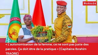 « L'autonomisation de la femme, ce ne sont pas juste des paroles. Ça doit être de la pratique »