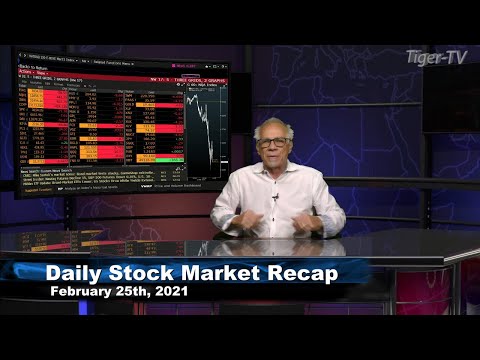 February 25th, Daily Stock Market Recap with Tom O'Brien - 2021